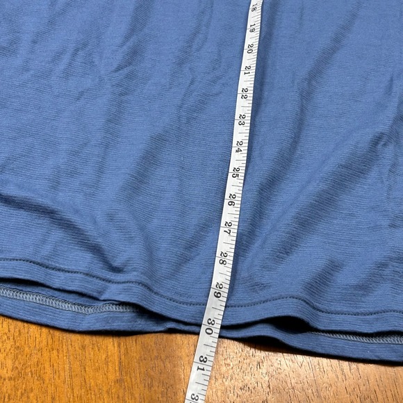 Smartwool Mens XL Blue 100% Merino Wool 1/4 Zip Long Sleeve Shirt Made Vietnam - Picture 9 of 13